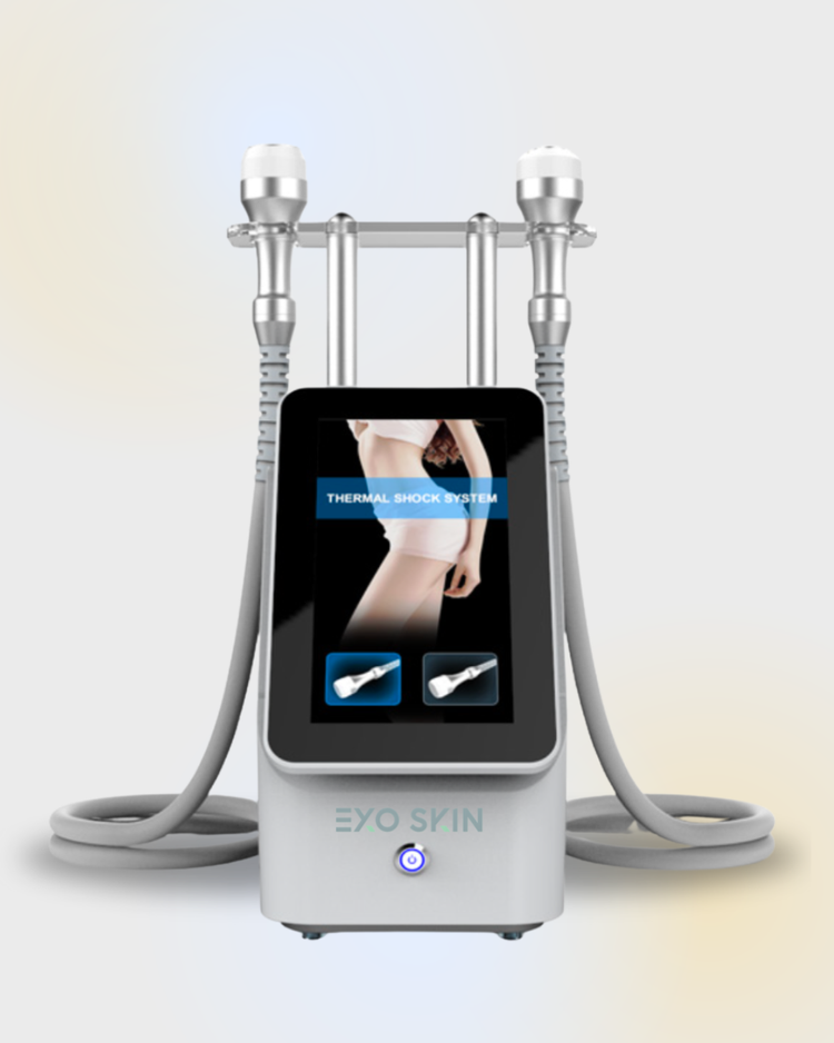 ExoSkin Thermal Shock System body contouring device with dual applicators